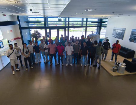 Estudantes da ESTGD Licenciatura em Engenharia Informática e do CTeSP em Manutenção Eletromecânica visitam unidade industrial da Terra Alegre em Portalegre